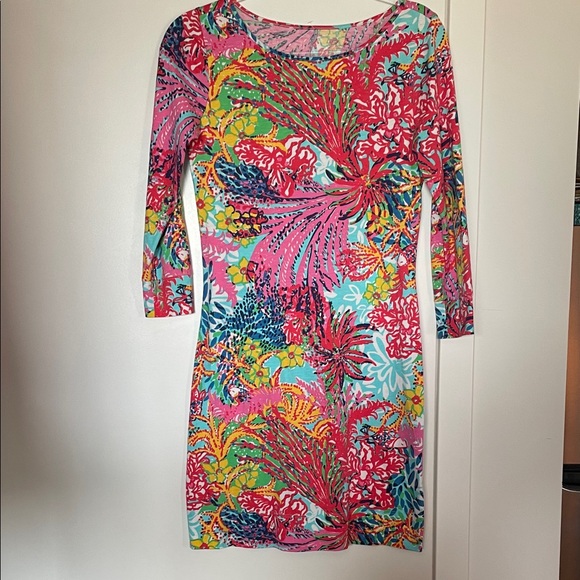 Lilly Pulitzer Marlowe Fishing For Compliments Dress - Picture 1 of 5